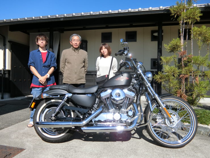 岐阜県Ｍ様 今日はご家族でありがとうございました。バイクライフを楽しんでください。