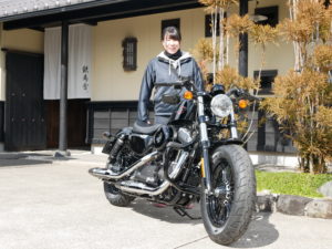 岐阜県 S様 初めてのバイクがハーレー。来月の鉄馬舎女子ツーリングお待ちしております。