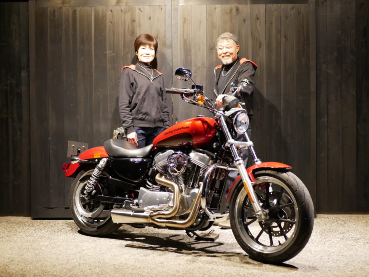 愛知県 M様 奥様のバイクの納車です。来月の鉄馬舎女子ツーリングお待ちしております。