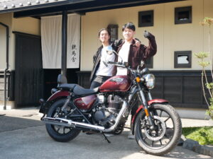 愛知県Ｍ様　これからオートバイで楽しんで下さい。今後ともよろしくお願いいたします。