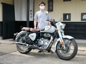 愛知県Ｓ様　初めてのオートバイです。慎重に運転をなさってください。